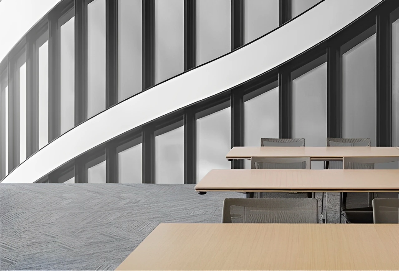 modern window building wallpaper